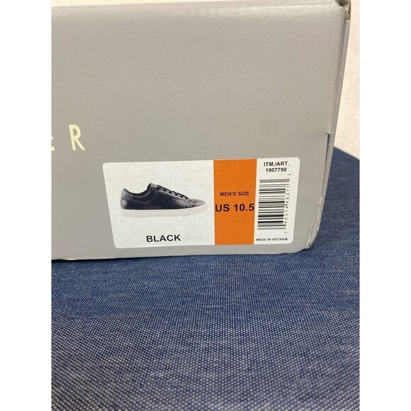 Ted Baker London Sneaker Mens Size 10.5 Black Leather Low Top NIB main image 9